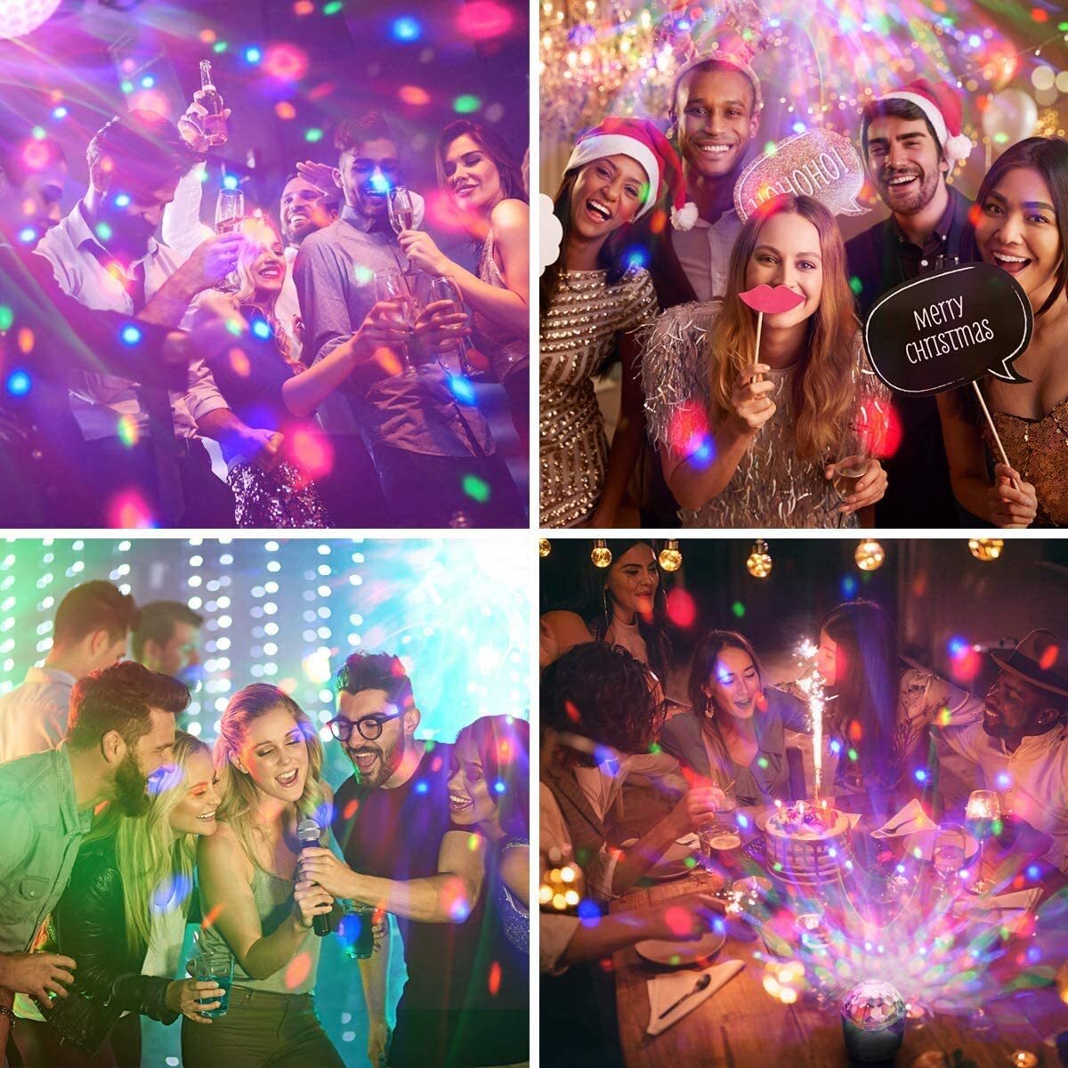 Party Disco Ball LED RGB Stage Lights