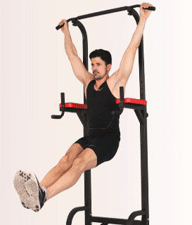 Heavy Duty Power Tower Dip Bar Pull Up Stand Fitness Station