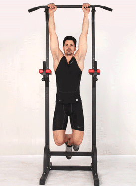 Heavy Duty Power Tower Dip Bar Pull Up Stand Fitness Station