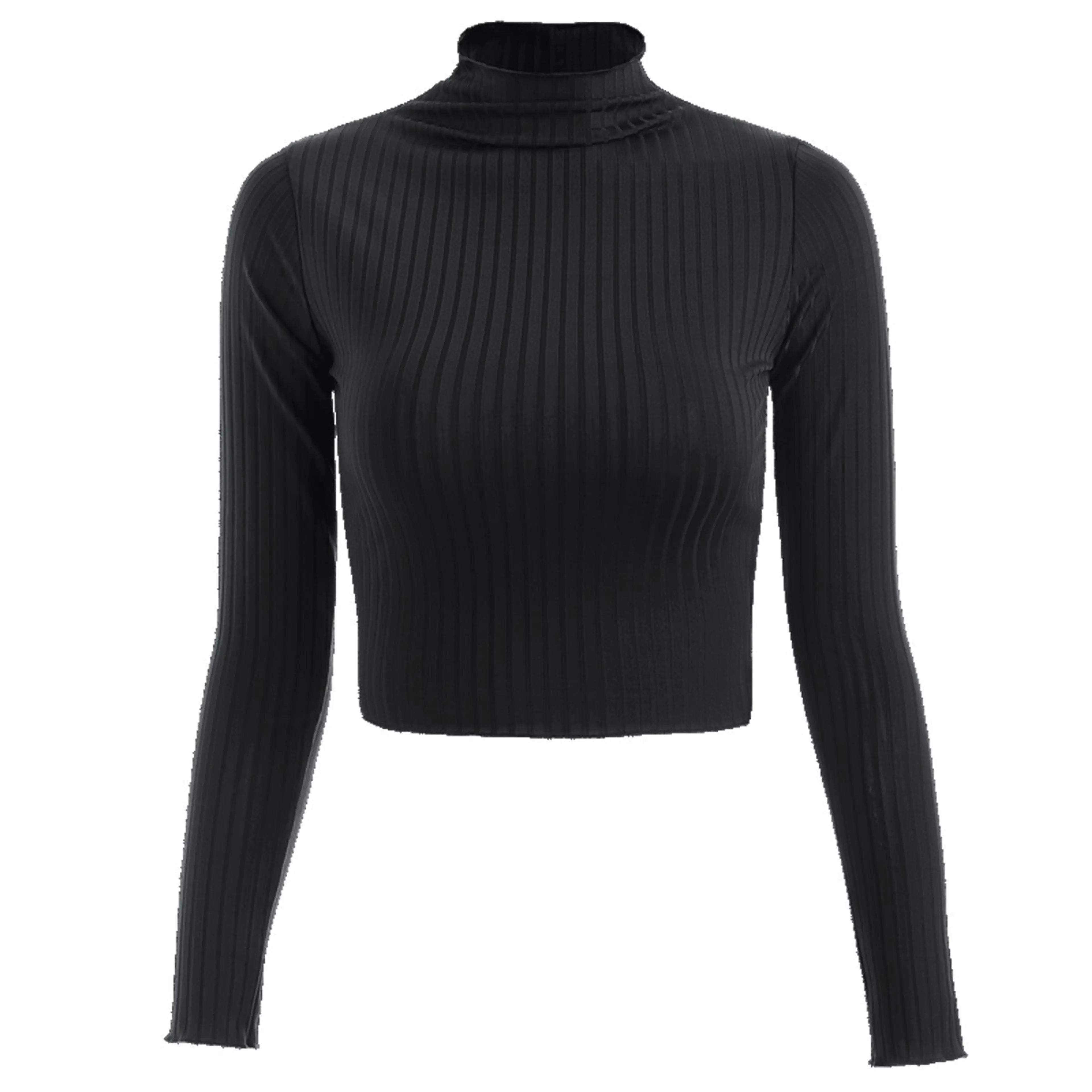 Faith Long Sleeve Knit Top (Black)
