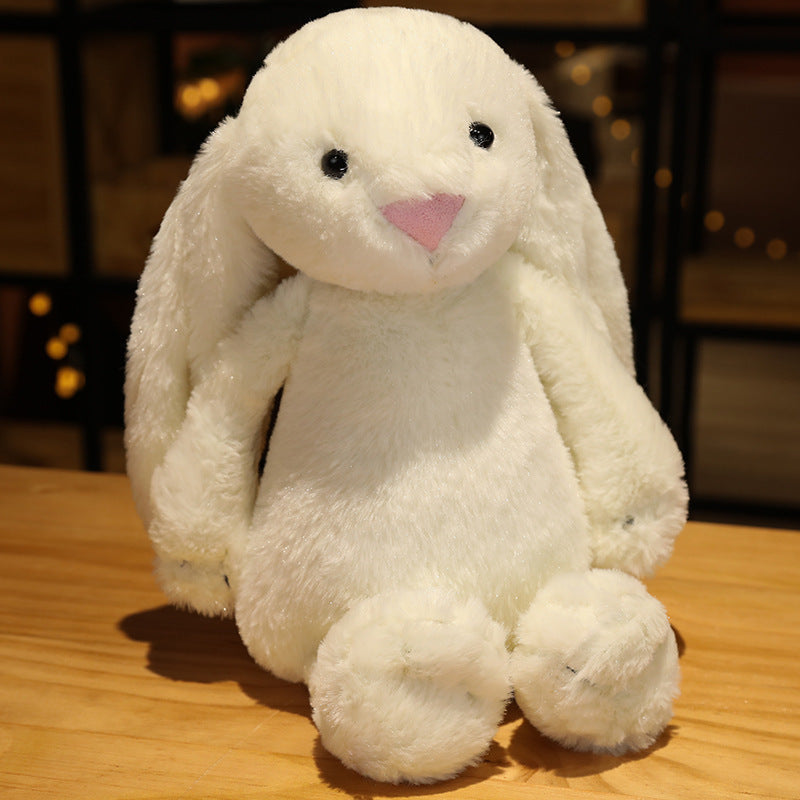 Soft Plush Bunny Toy Cute Cuddly Stuffed Animal Gift (White)