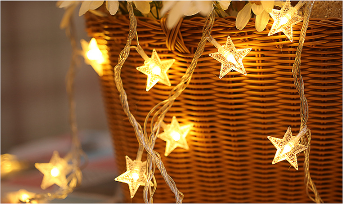 20 Star Lights LED String Light Home Garden Decorations (3m, 20LED)