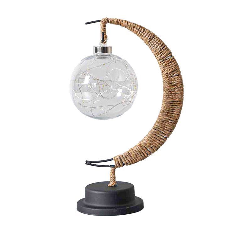 Enchanted Lunar Lamp LED Moon Night Light Cozy Home Decor Lighting