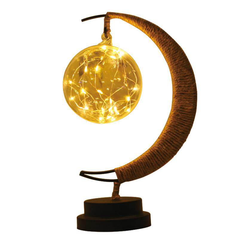 Enchanted Lunar Lamp LED Moon Night Light Cozy Home Decor Lighting