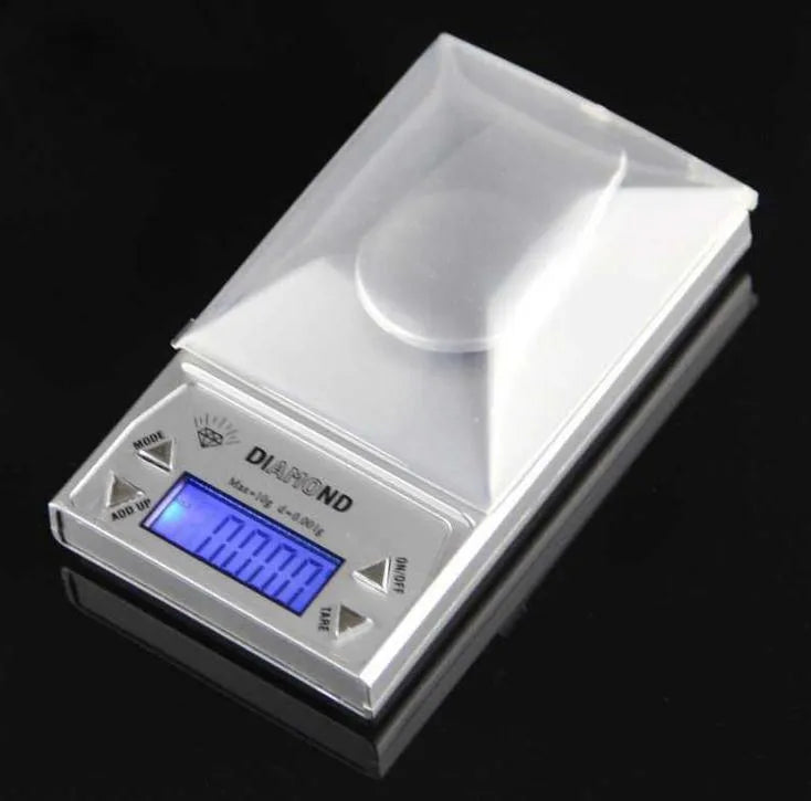 0.001g Diamond Milligram Digital Precision Pocket Scale 10 Gram - grandhubs.shop