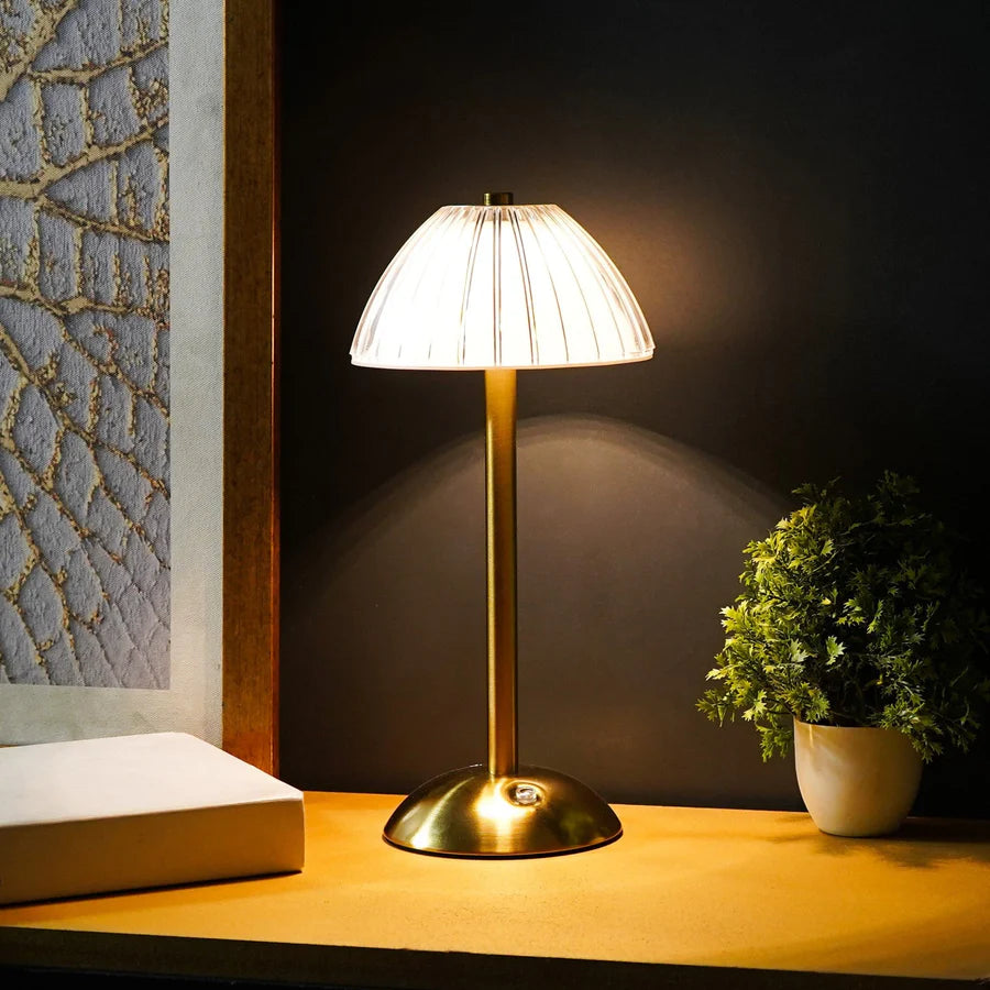 Luxe Crystal Touch Sensor Table Lamp Rechargeable LED Cordless Dimmable Light