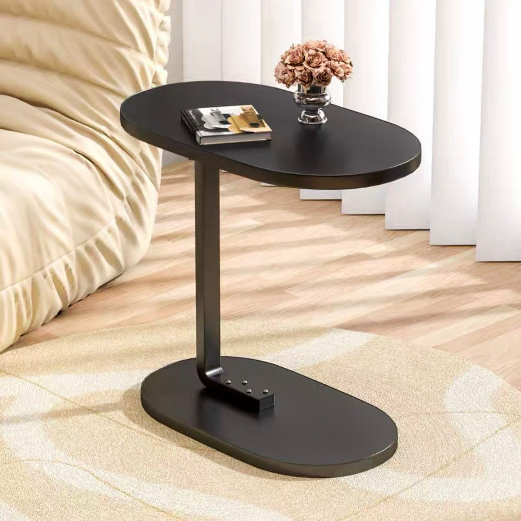 Cogency Sofa Bed Side Table Laptop Desk Accent Coffee Stand (Black)