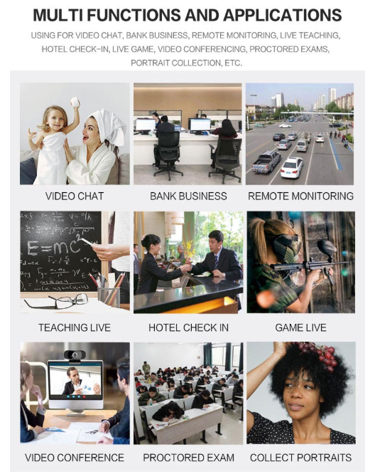 1080p Full HD Webcam for High-Resolution Video